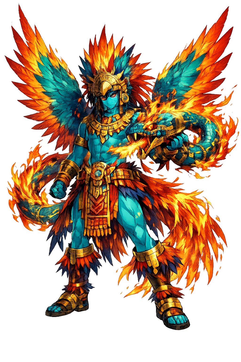 Huītzilōpōchtli — Sun, War, Hummingbird
